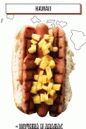 hot dog avec jambon et ananas