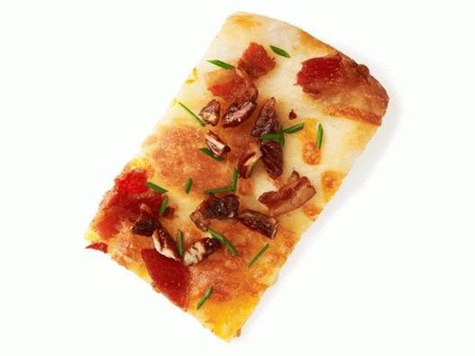 41. Pizza au cheddar, bacon et pacanes