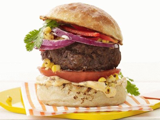 Hamburger mexicain au chipotle et au maïs (n ° 32)