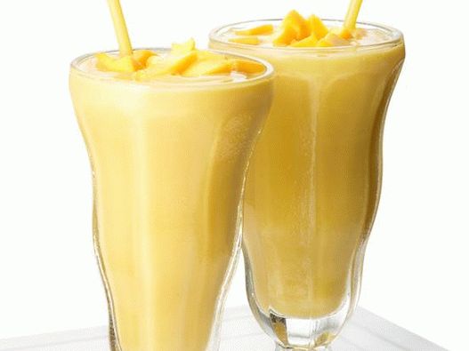 19. Milkshake à la mangue et au yaourt