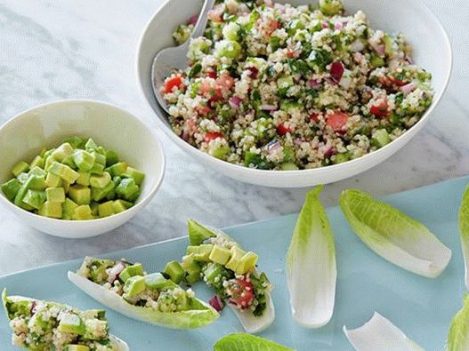 N ° 18: Le quinoa pour le dîner dans la laitue