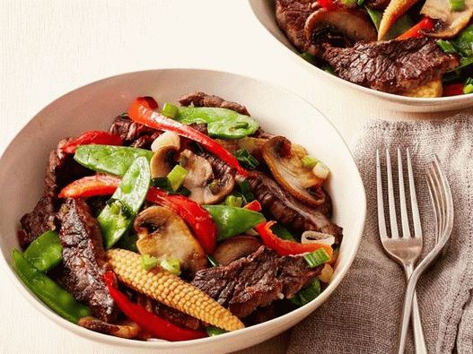 N ° 22: Boeuf aux légumes sautés