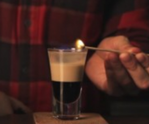 Cocktail alcoolique B-52