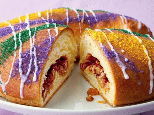 Photo tarte américaine des mages célébration du Mardi Gras