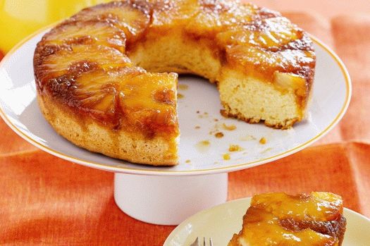 Gâteau inversé photo ananas