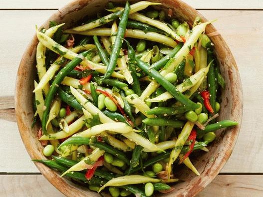 Salade asiatique aux haricots