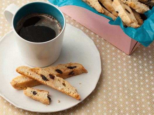 Photo de Biscotti aux amandes et cerises séchées