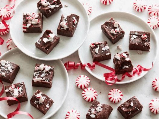 Photo iris facile et rapide avec des bonbons à la menthe poivrée