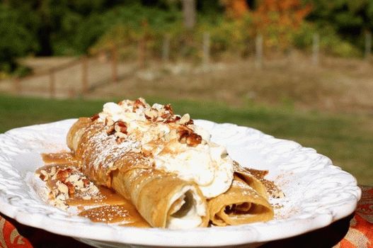 Photo Crêpes Avec Glace