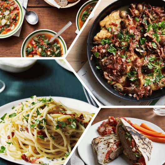 Plats de photos pour un dîner d'hiver, préparés en moins d'une heure