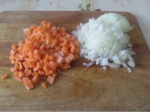 Boyarsky borsch avec oie