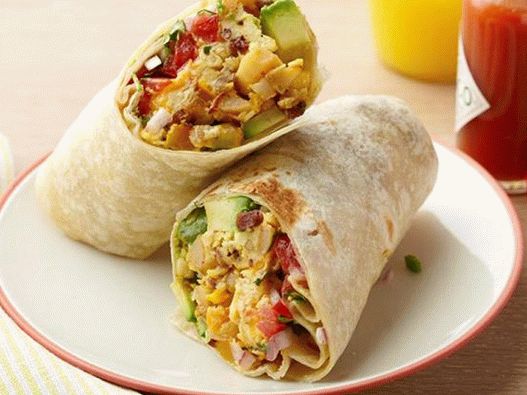 Photos du petit-déjeuner Burrito