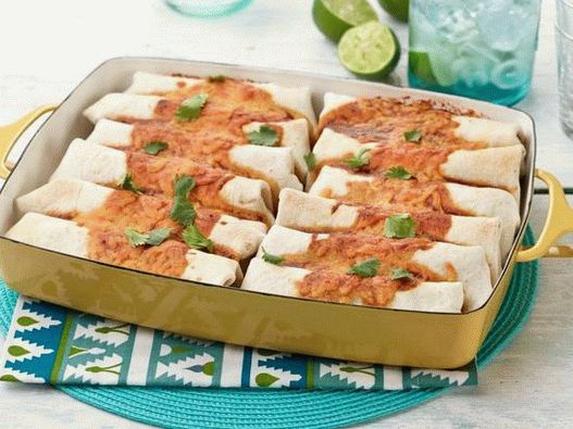 Photo de burrito au boeuf et aux haricots
