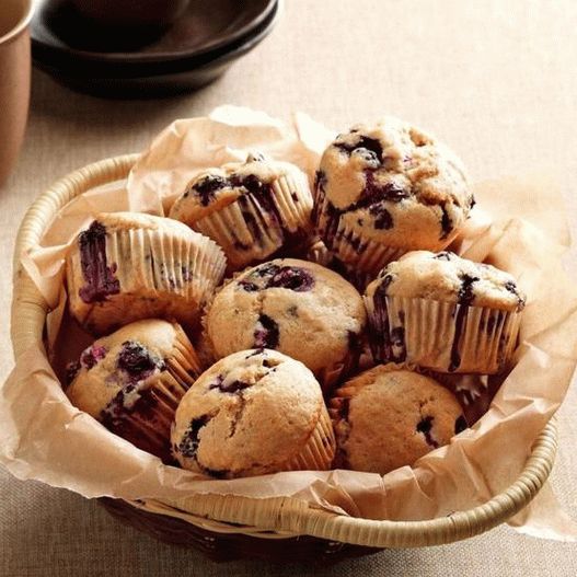 Muffins aux bleuets aux grains entiers
