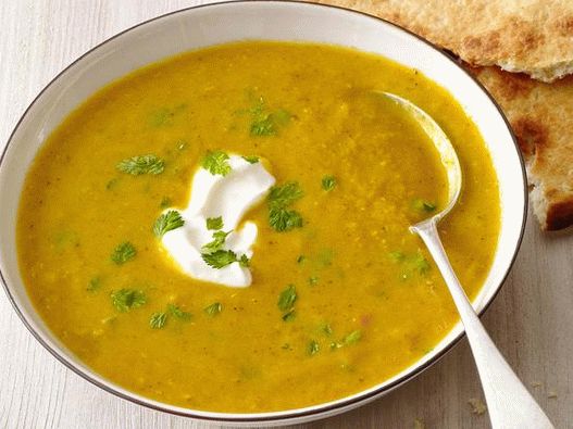 Soupe de lentilles aux épices