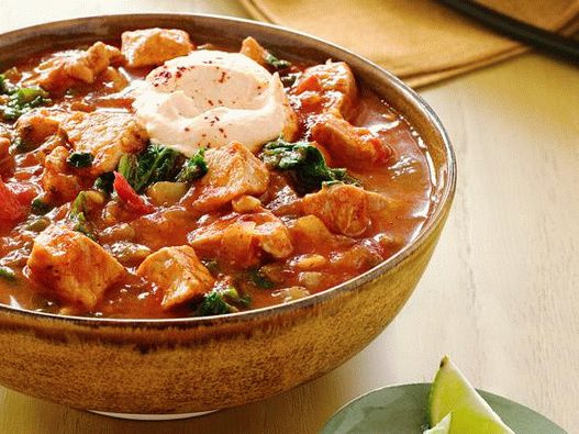 Photo du Chili avec du porc et de la citrouille