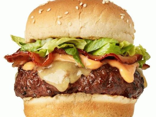 Photo cheeseburgers avec bacon et mayonnaise épicée