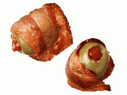 Olives Enveloppées Au Bacon Farcies