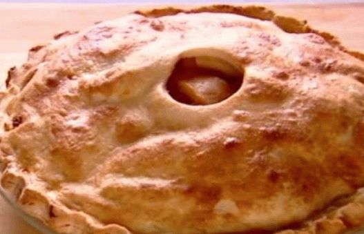 Tarte aux pommes rustique