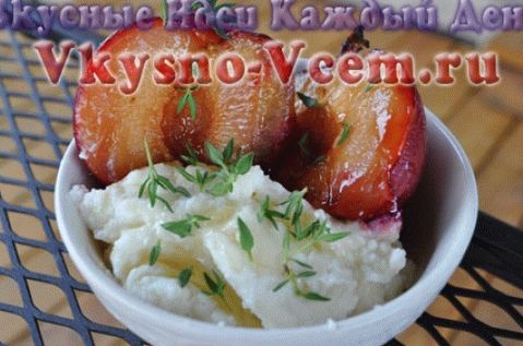 dessert aux prunes