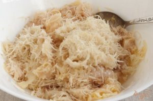 Draniki avec saucisse