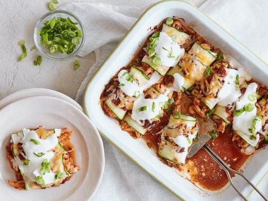 Photo des enchiladas de courgettes