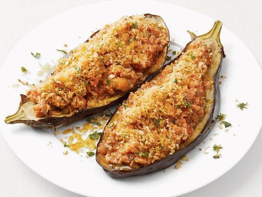 Aubergines farcies à la dinde et au quinoa