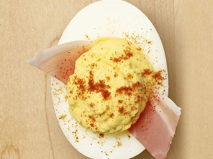 Oeufs farcis avec photo en espagnol