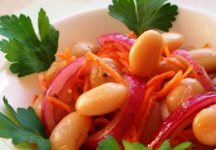 Haricots aux Carottes et Oignons