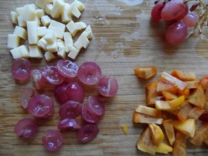 Salade de fruits au fromage