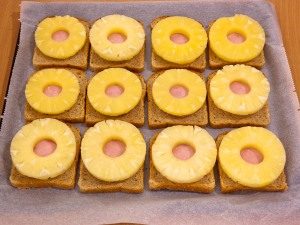 Toasts hawaïens
