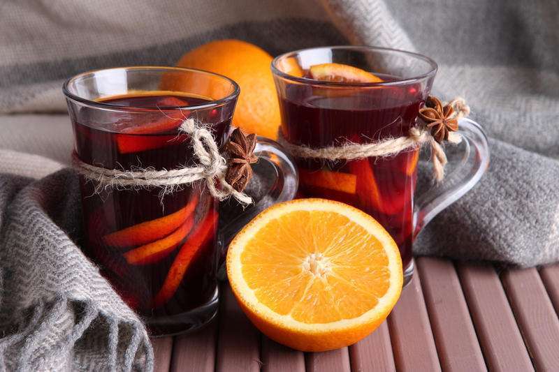 Vin chaud au thé vert