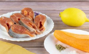 Saumon rose cuit à la vapeur