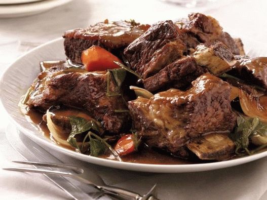 Photo Côtes De Boeuf Dans Une Mijoteuse