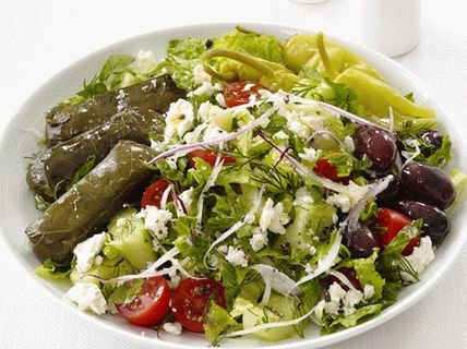 Photo Salade Grecque Aux Dolmades