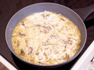 Champignons à la crème sure