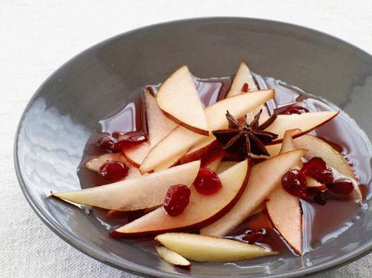 Photo Poire au sirop d'anis étoilé