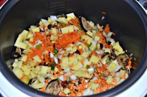 Soupe de légumes épaisse