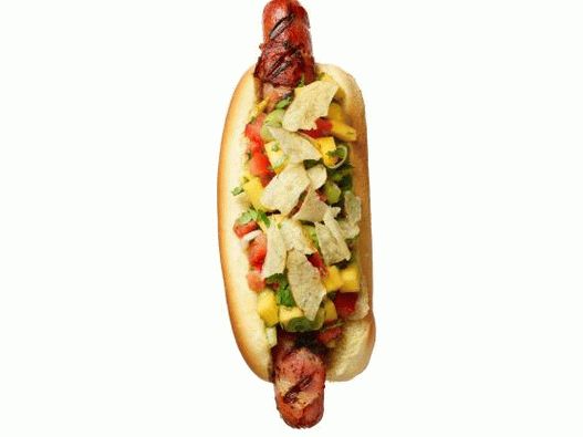 Photo style hot-dog à Miami