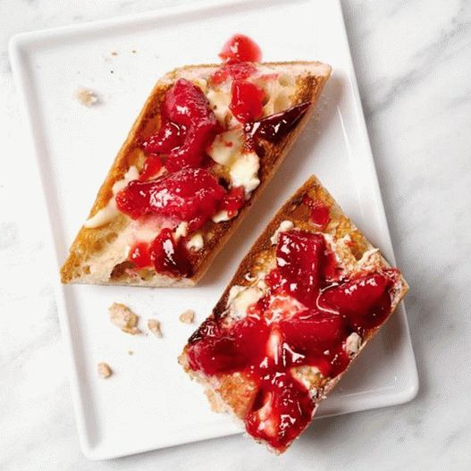 Confiture de prunes et de vanille