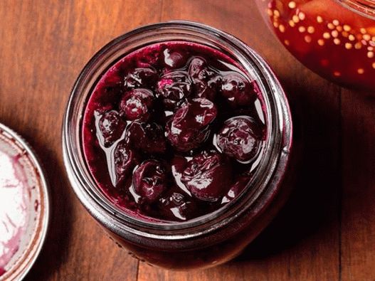 Confiture de myrtille au sirop d'érable