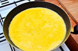 Canape avec omelette