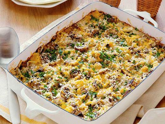 Photo Casserole De Pommes De Terre Aux Champignons