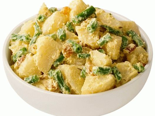 Salade De Pommes De Terre Aux Haricots Verts Et Curry