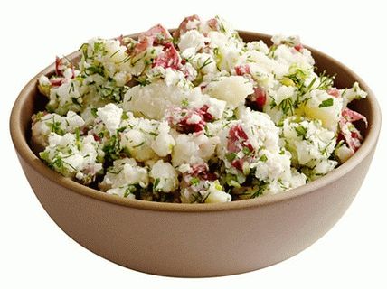 Photo purée de pommes de terre à la grecque