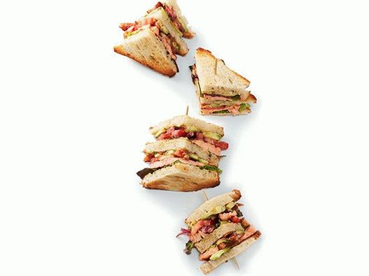 Sandwichs au saumon grillés du Club de photo