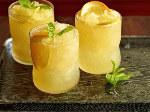 Photographie de cocktail - limonade pétillante de bourbon