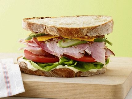 Sandwichs au jambon classique