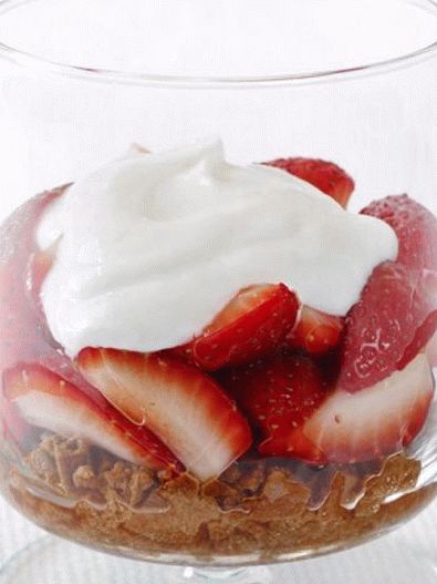 Parfait à la fraise