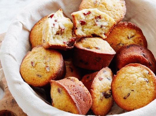 Muffins photo aux canneberges et à l'orange